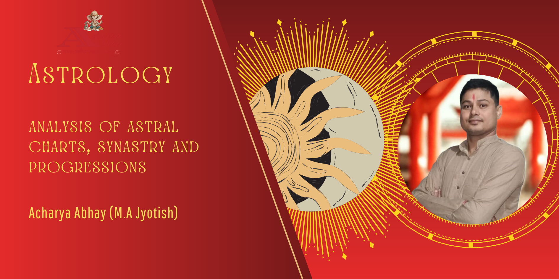 Dark Purple And Gold Elegant Astrology Predictions Astrologer Services Horoscope Banner 1